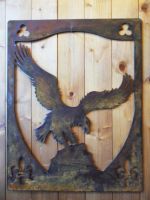 Panneau décoratif eagle effet corten